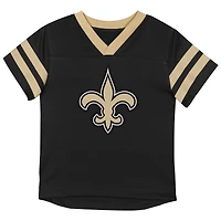 Outerstuff Boys' 4-7 Saints Team Logo Redzone Jersey Top and Pant Set