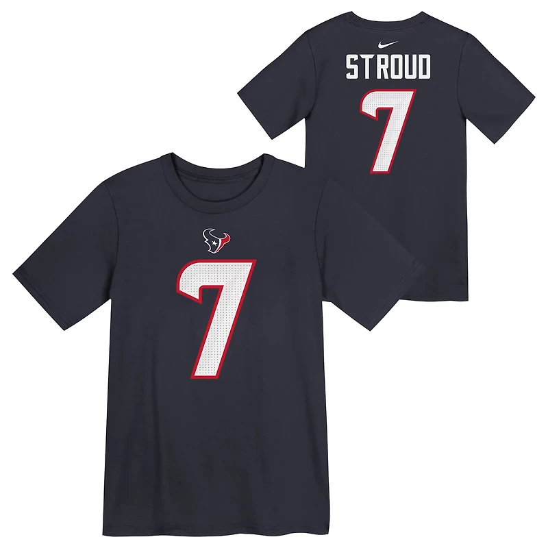 Nike Boys' 4-7 Texans Stroud Fuse Name and Number T-shirt