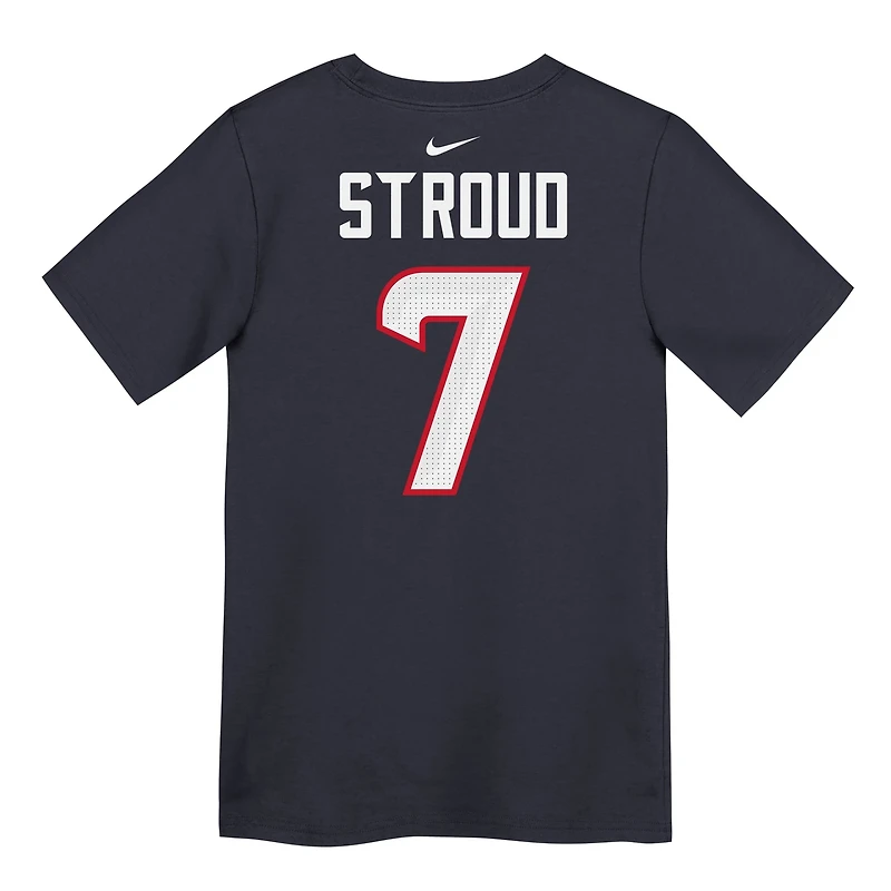 Nike Boys' 4-7 Texans Stroud Fuse Name and Number T-shirt
