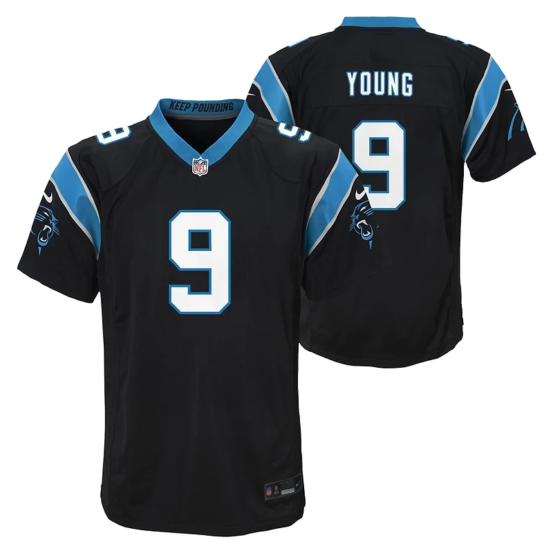 Nike Kids' Carolina Panthers Bryce Young Game Team Short Sleeve Jersey