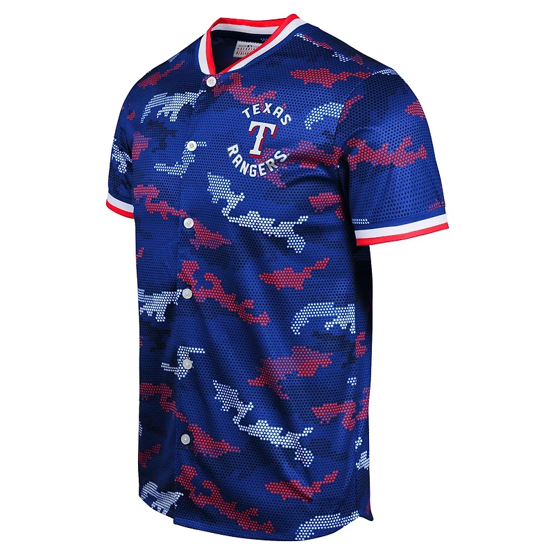 Outerstuff Youth Rangers Tech Base Sublimated Baseball Jersey