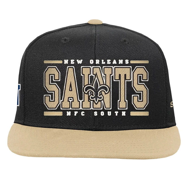 Outerstuff Boys' New Orleans Saints Retro Deadstock Snapback Cap