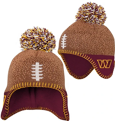 Outerstuff Infants' Commanders Football Head Knit Hat