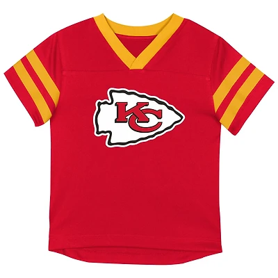 Outerstuff Toddlers' Chiefs Team Logo Redzone Jersey Top and Pant Set