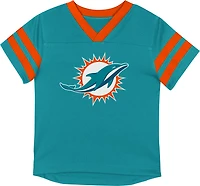 Outerstuff Toddlers' Dolphins Team Logo Redzone Jersey Top and Pant Set