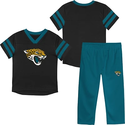 Outerstuff Toddlers' Jaguars Team Logo Redzone Jersey Top and Pant Set