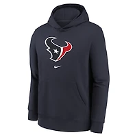 Nike Kids' Houston Texans Club Fleece Logo Hoodie