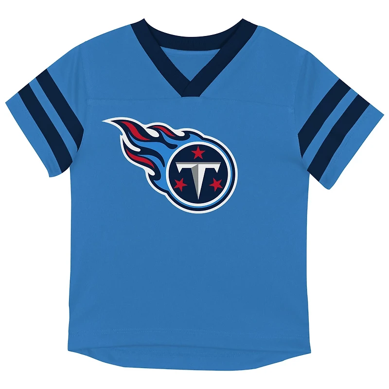 Outerstuff Boys' 4-7 Titans Team Logo Redzone Jersey Top and Pant Set