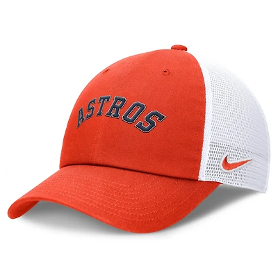 Nike Houston Astros Wordmark Adjustable Trucker Hat