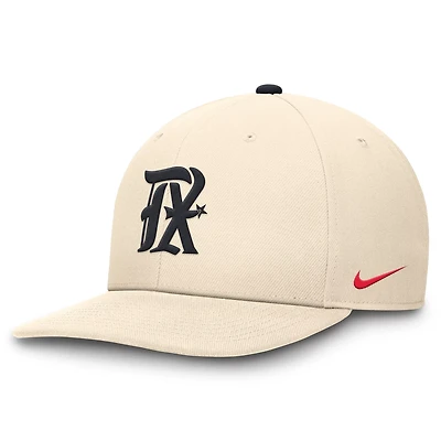 Nike Men's Texas Rangers Pro City Connect Flat Brim Snapback Cap