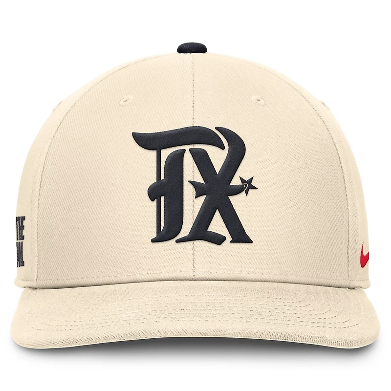 Nike Men's Texas Rangers Pro City Connect Flat Brim Snapback Cap