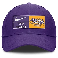 Nike LSU Dri Fit Club Structured Adjustable Cap