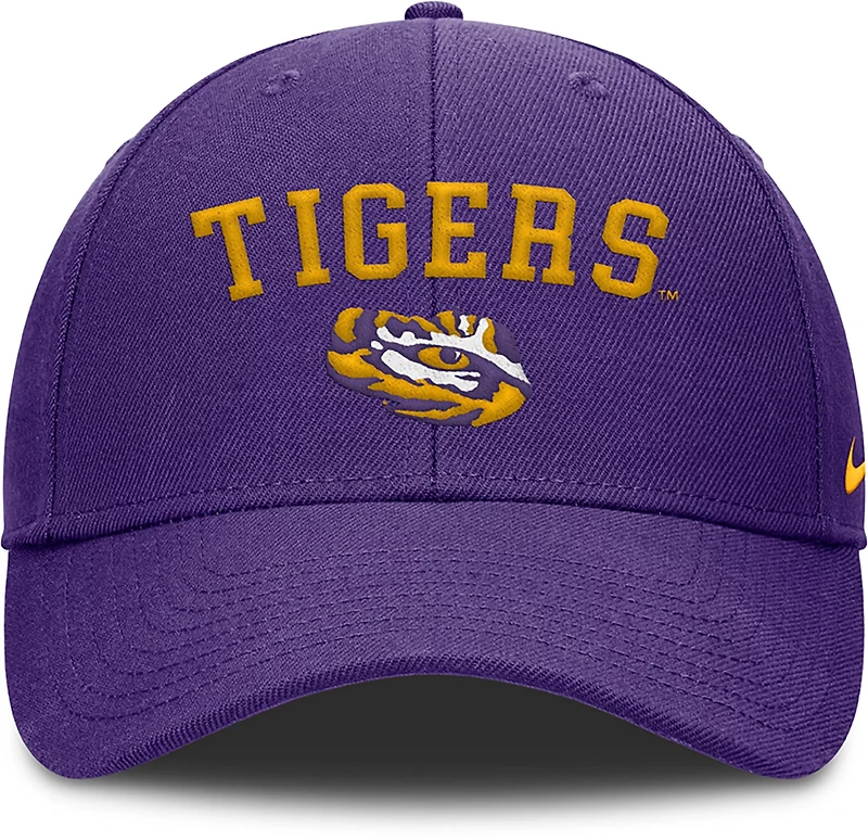 Nike Men's LSU Rise Structured Adjustable Snapback Cap