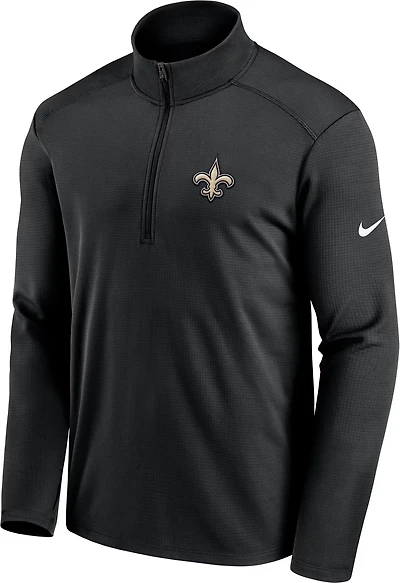 Nike Men's New Orleans Saints Franchise Pacer Long Sleeve 1/2-Zip Jacket