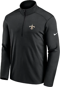 Nike Men's New Orleans Saints Franchise Pacer Long Sleeve 1/2-Zip Jacket