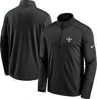 Nike Men's New Orleans Saints Franchise Pacer Long Sleeve 1/2-Zip Jacket