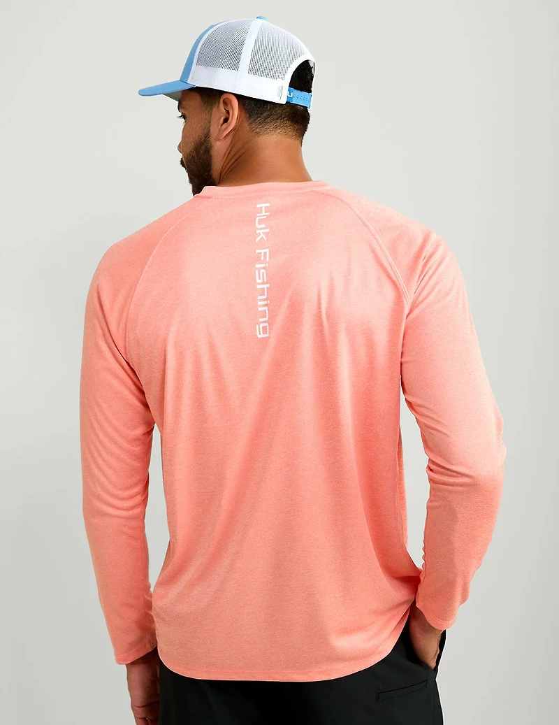 Huk Men's Vented Pursuit Long Sleeve Graphic T-shirt