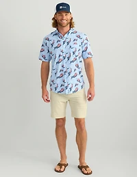 Huk Men's Kona Desert Rose Short Sleeve Shirt
