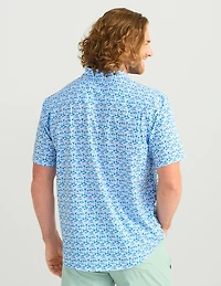 HUK Men's Kona Short Sleeve PRINT Shirt
