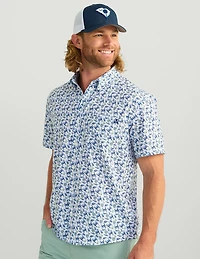 HUK Men's Kona Short Sleeve PRINT Shirt