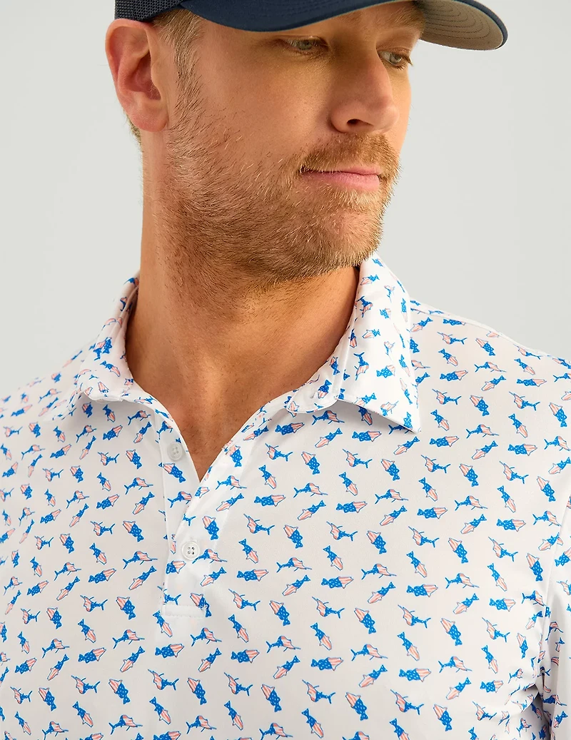 Huk Men's Pursuit Performance Polo Shirt