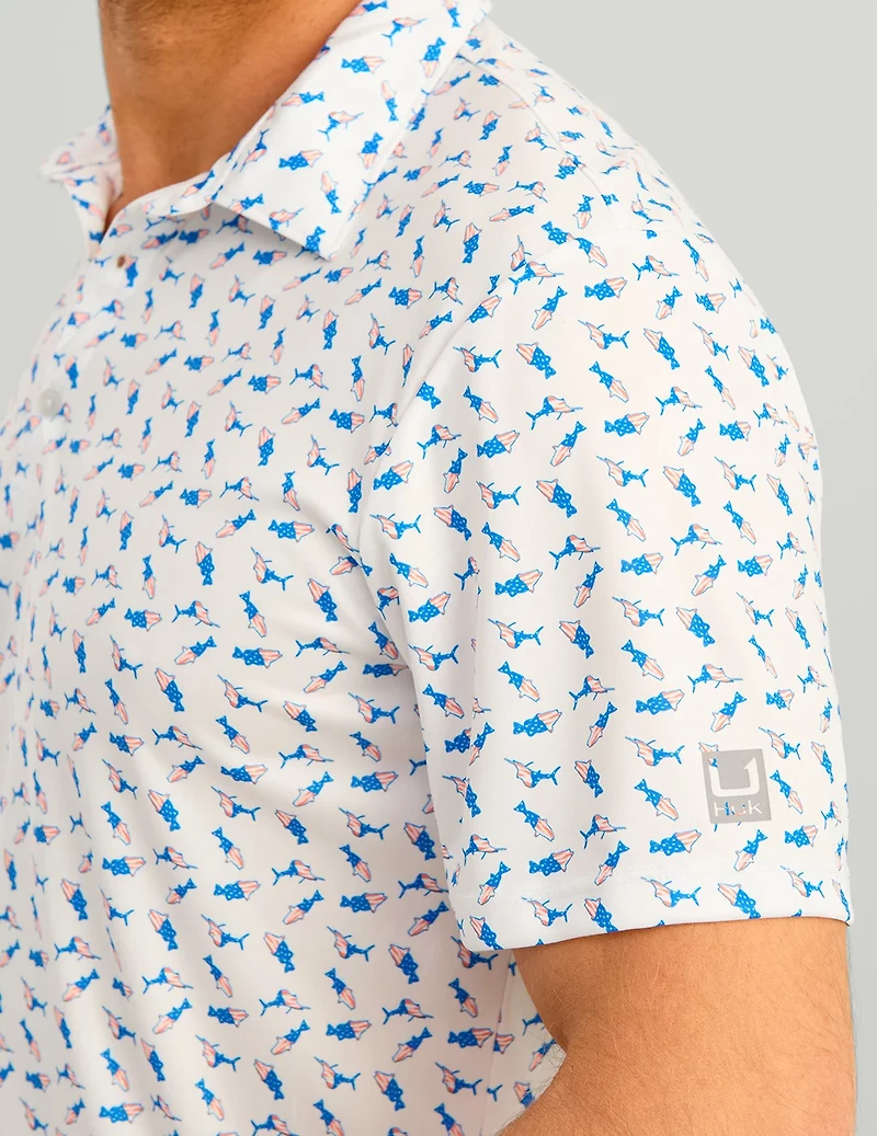 Huk Men's Pursuit Performance Polo Shirt