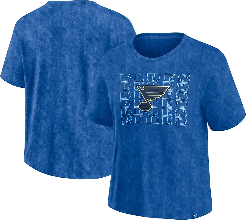 Fanatics Women's Blues Faded T-shirt