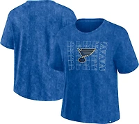 Fanatics Women's Blues Faded T-shirt