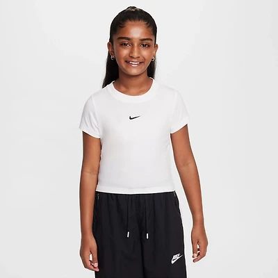 Nike Sportswear Girls' Big Kids Cropped T-Shirt
