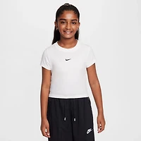Nike Sportswear Girls' Big Kids Cropped T-Shirt