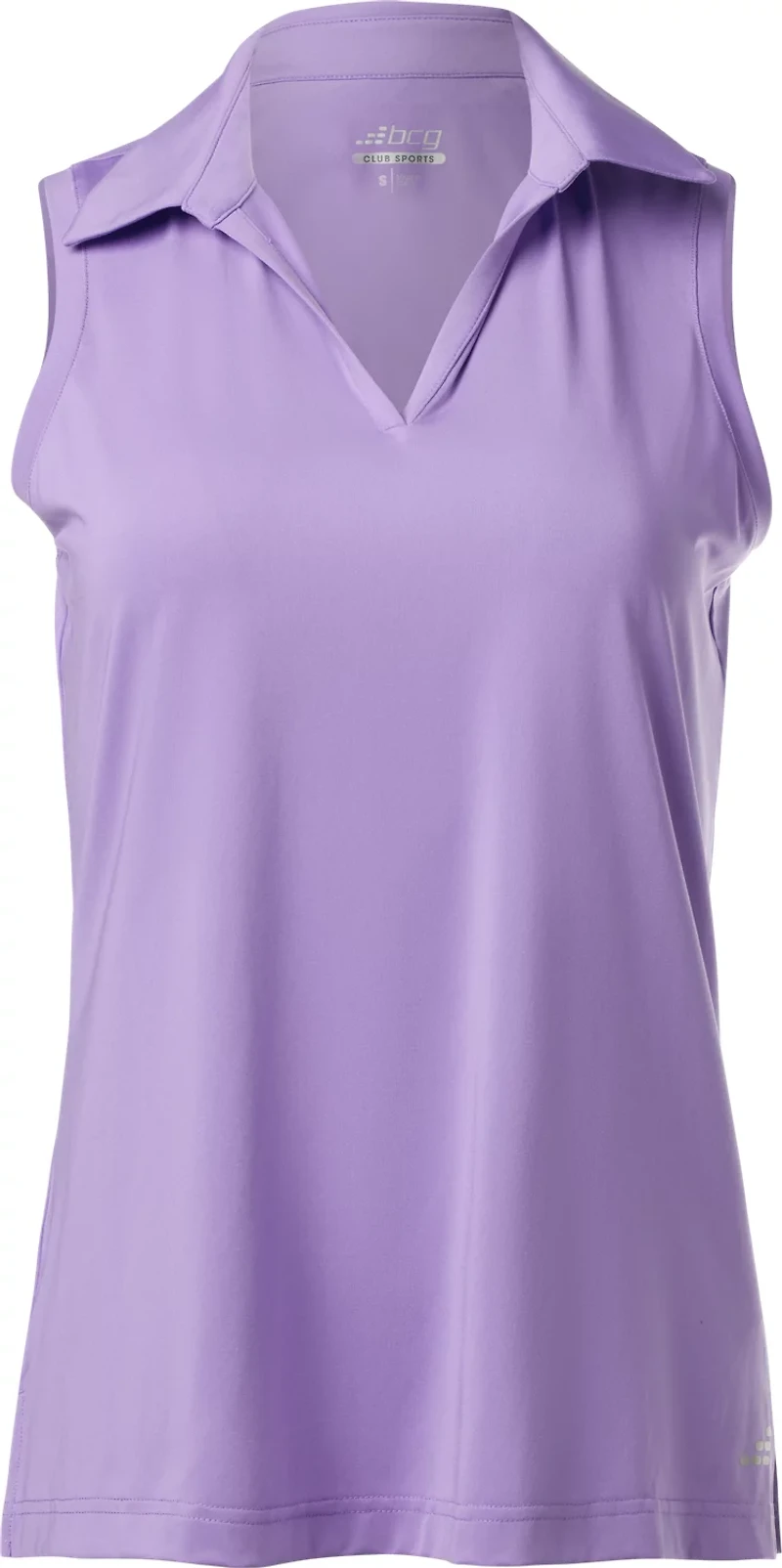 BCG Women's Tennis Sleeveless Polo Shirt