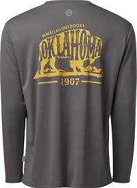 Magellan Outdoors Men’s Local State Oklahoma Long Sleeve Graphic T-shirt