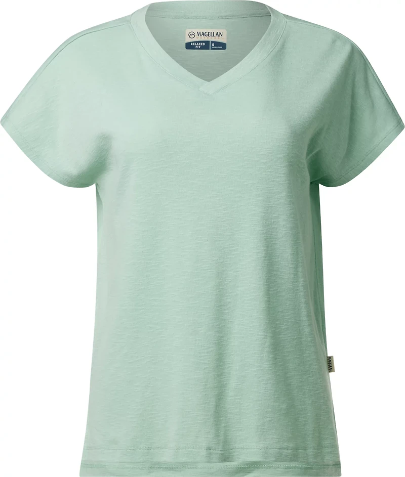 Magellan Outdoors Women's Pecos Ridge Solid V-neck T-shirt