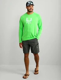 Huk Men's Icon LS Crew