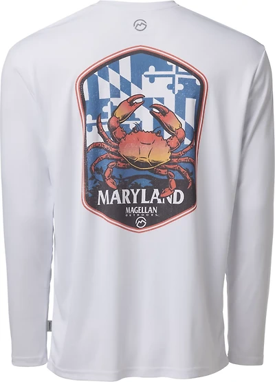 Magellan Outdoors Men’s Local State Maryland Long Sleeve Graphic T-shirt