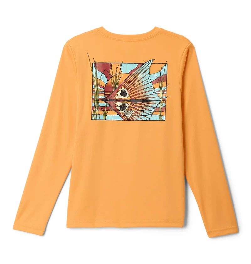 Columbia Sportswear Boys' Terminal Tackle Fish Shine Long Sleeve T-shirt