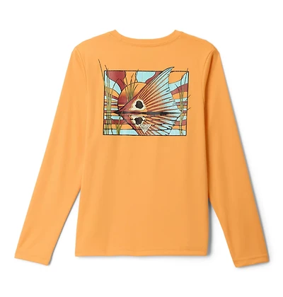 Columbia Sportswear Boys' Terminal Tackle Fish Shine Long Sleeve T-shirt