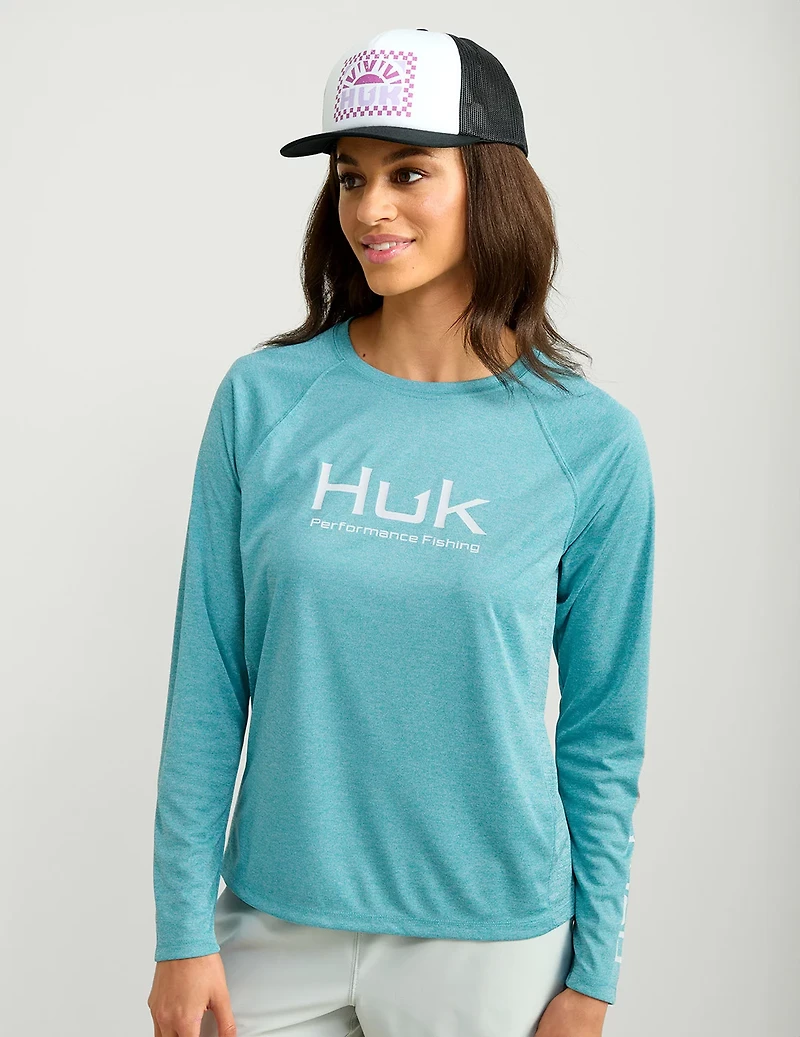 HUK Women's PURSUIT LS CREW