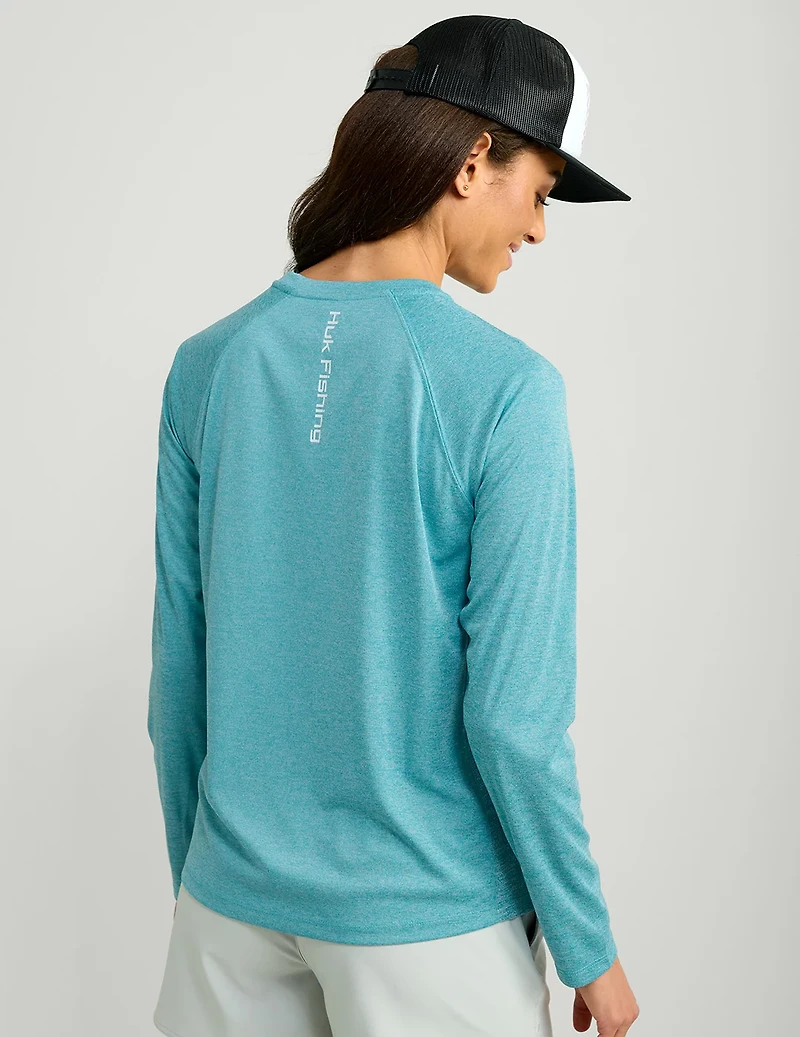 HUK Women's PURSUIT LS CREW