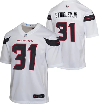 Nike Boys' Houston Texans Dameon Pierce #31 Away Game Player Jersey