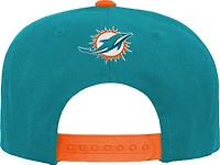 Outerstuff Boys' Miami Dolphins Retro Deadstock Snapback Cap
