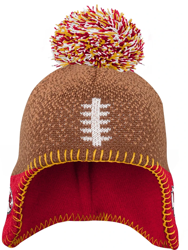 Outerstuff Infants' Chiefs Football Head Knit Hat