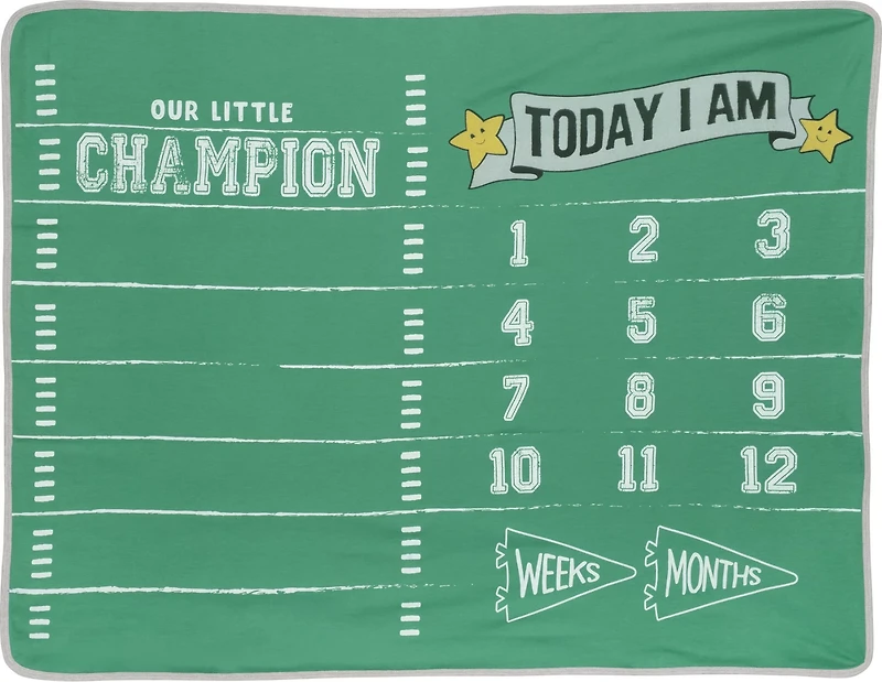 Outerstuff Infants' Chicago Bears #1 Draft Pick 2-Piece Creeper and Blanket Set