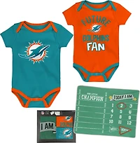 Outerstuff Infants' Dolphins #1 Draft Pick 2-Piece Creeper and Blanket Set
