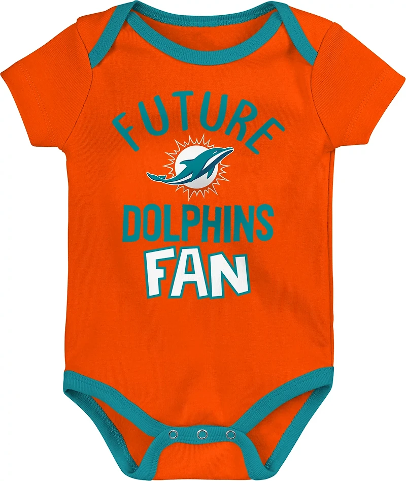 Outerstuff Infants' Dolphins #1 Draft Pick 2-Piece Creeper and Blanket Set