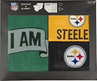Outerstuff Infants' Steelers #1 Draft Pick 2-Piece Creeper and Blanket Set