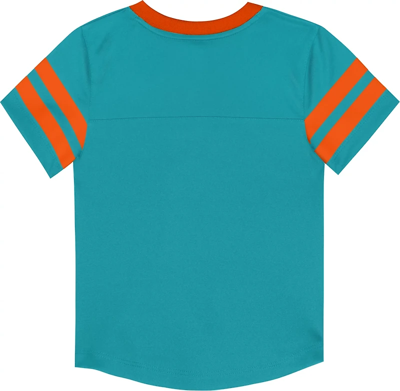 Outerstuff Toddlers' Dolphins Team Logo Redzone Jersey Top and Pant Set