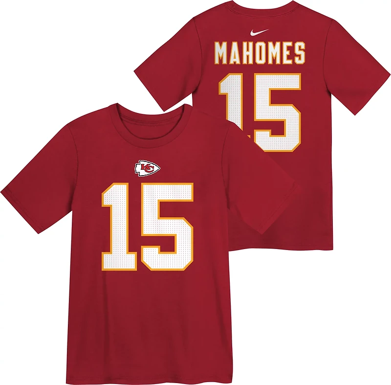 Nike Boys' 4-7 Chiefs Mahomes Fuse Name and Number SS Tee