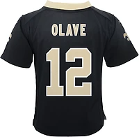 Nike Boys' 4-7 New Orleans Saints Chris Olave #12 NFL Game Team Jersey
