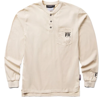 Wolverine Men's Flame Resistant Long Sleeve Henley T-shirt